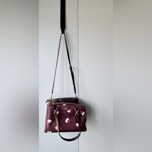 Coach Christie carryall Burgundy Handbag